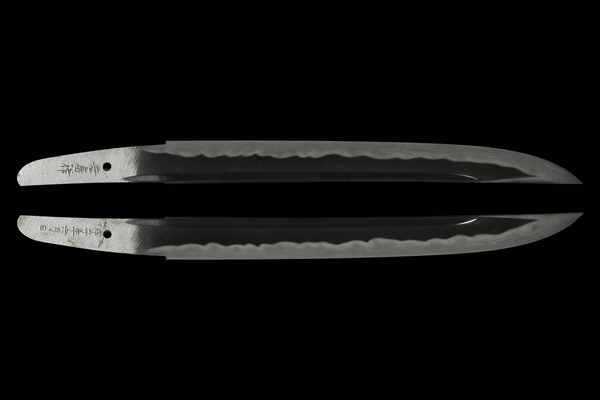 ★美濃『氏　房』丁子刃紋寸延べ短刀　丸に三つ柏紋蒔絵鞘拵え☆ B 拵付刀 | 株式会社中野古銭